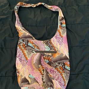 Printed hobo bag